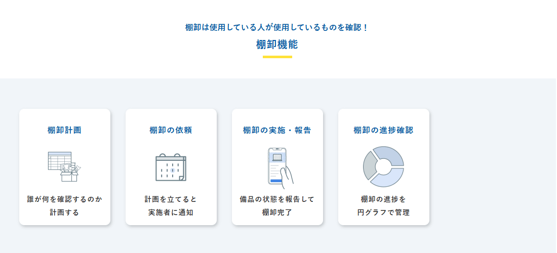 備品管理クラウドの画像